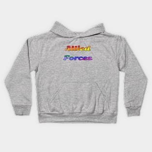 Allied Forces Rainbow Kids Hoodie